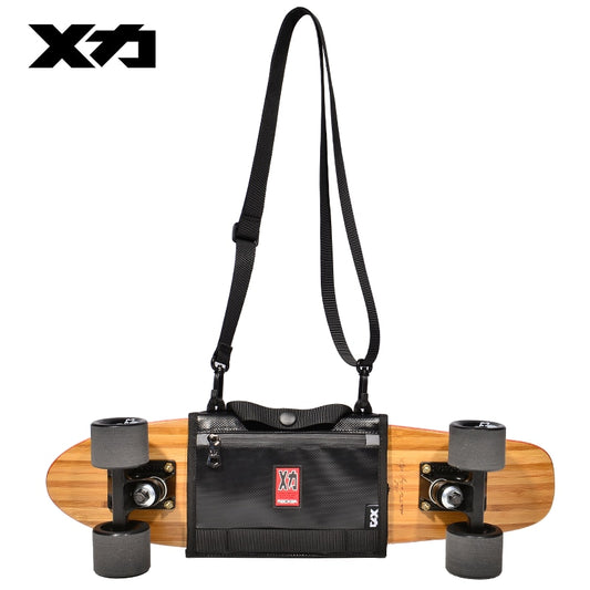 MACKAR Pro 25x21cm Skateboard Carrying Straps Bags 22x16cm Small Cruiser Board Packs Men Rubber Coating Material Handbags