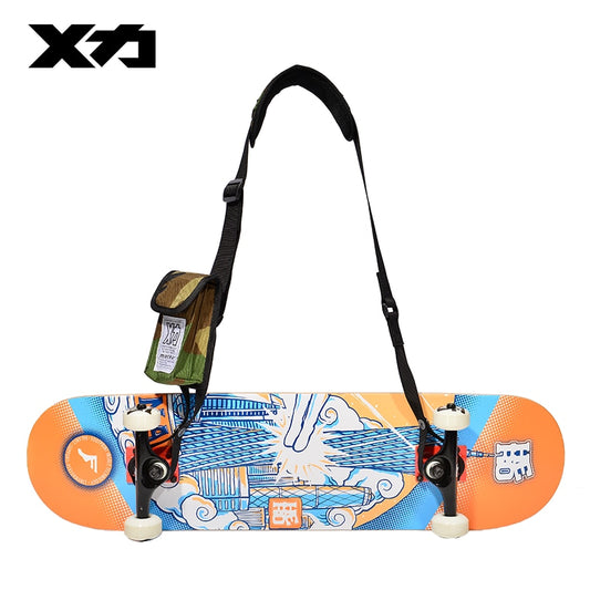 Mackar Pro Skateboard Carrying Straps 1000D Nylon Single-shoulder Longboard Strings Men Durable Tape Fits All Skateboards