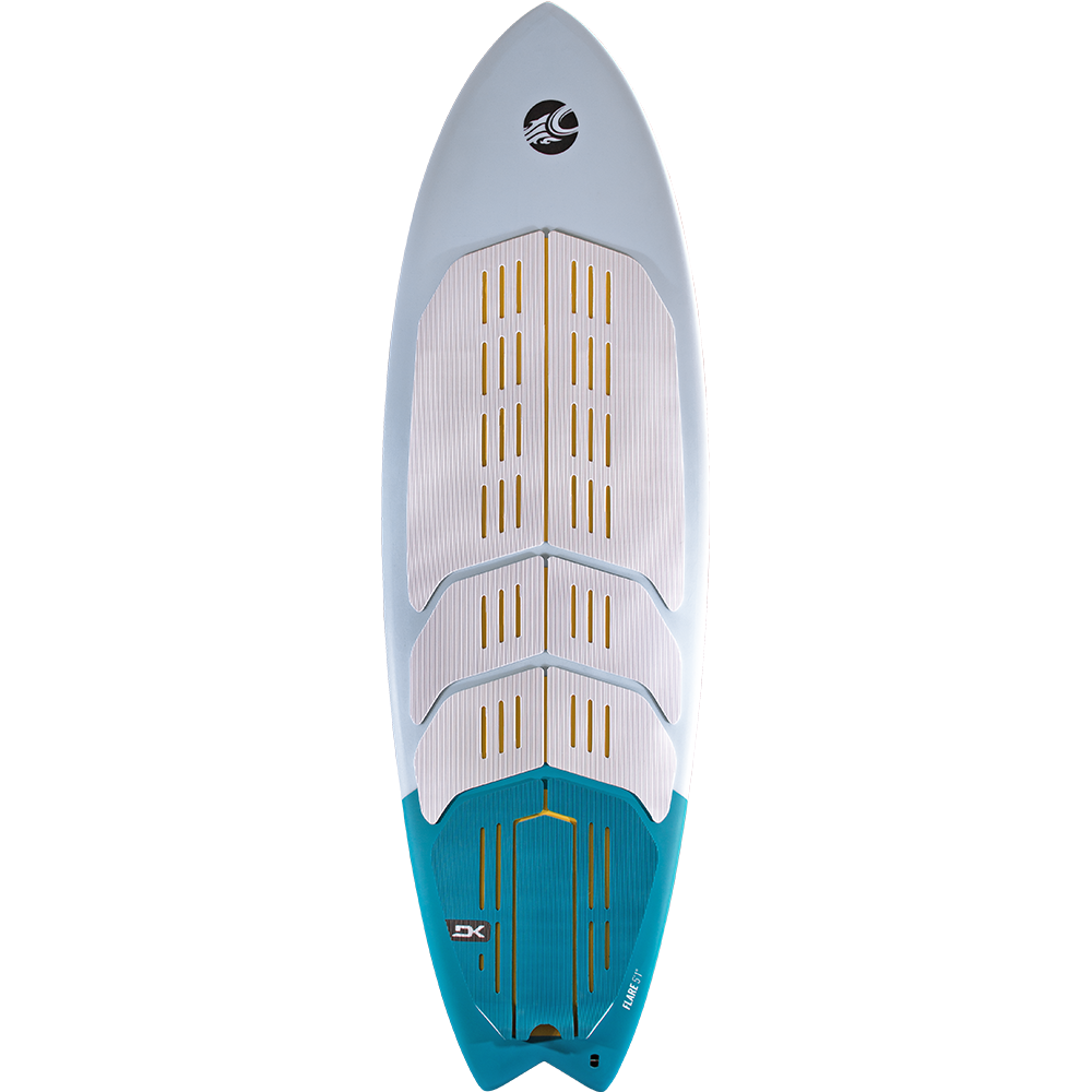 Flare Quad Fish Surfboard | Wide-Point Forward, Quad Fin, Swallow Tail