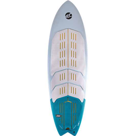 Flare Quad Fish Surfboard | Wide-Point Forward, Quad Fin, Swallow Tail