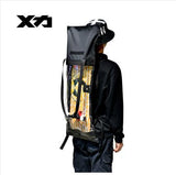 Free Shipping New Oxford Fabric Double Rocker Bags Skateboard Backpack Lovers Bags Black Students Bags Skateboard Bags