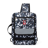 Street Skateboard Backpack Single-Shoulder Double Rocker Carrying Bag 900D Nylon Oxford Knapsack Suits For 21x90cm Decks