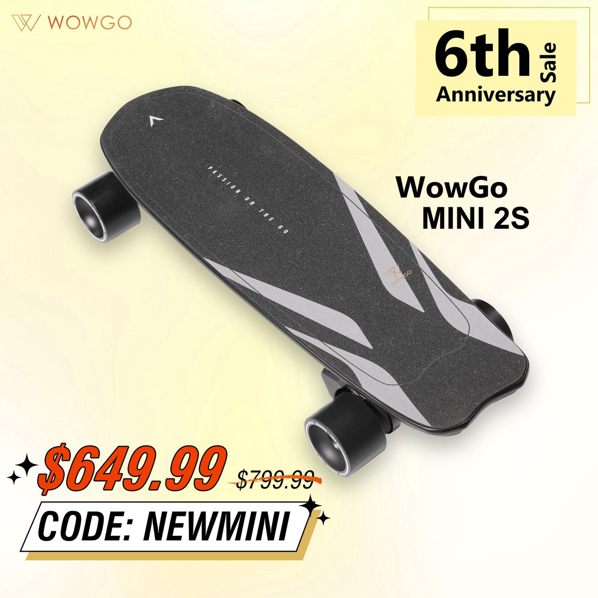 WowGo Mini 2S Electric Skateboard & Shortboard